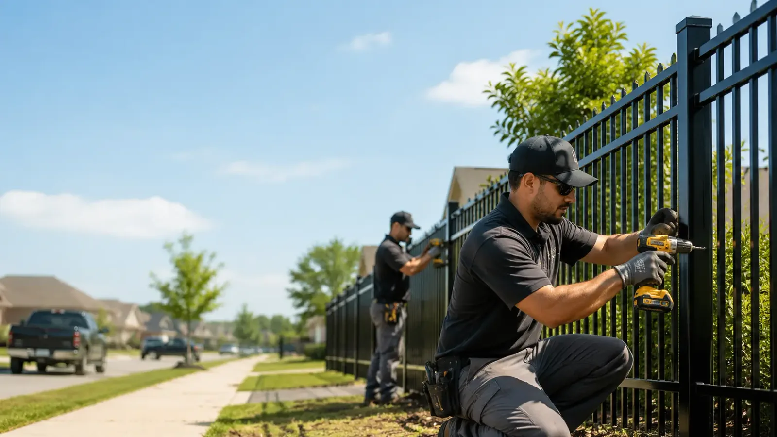 Metal Fence Installation in Valparaiso, IN